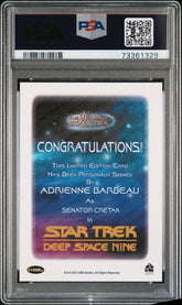 2017 Star Trek 50th Anniversary Autograph Adrienne Barbeau Limited Auto PSA 10